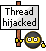 Thread Hijacked Sign